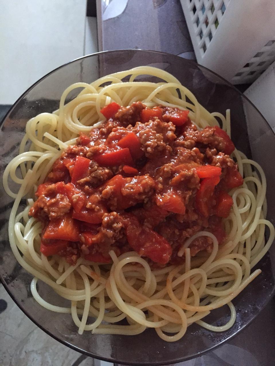 番茄肉酱意大利面