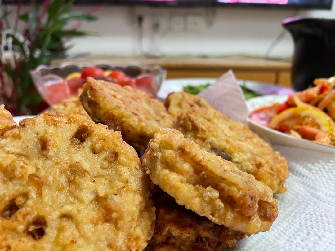 炸藕盒（藕夹肉）