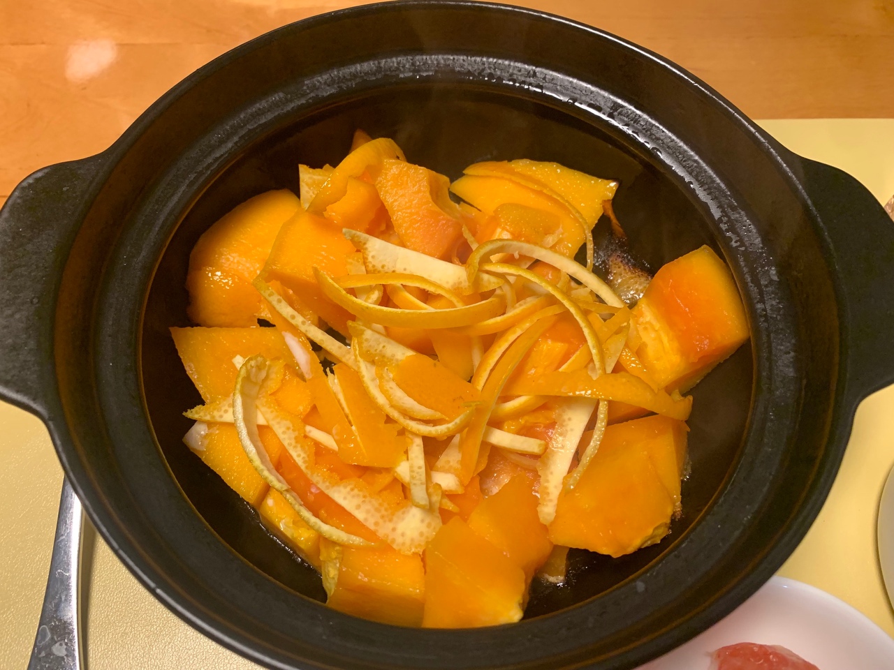 10分钟做：香橙啫木瓜的做法