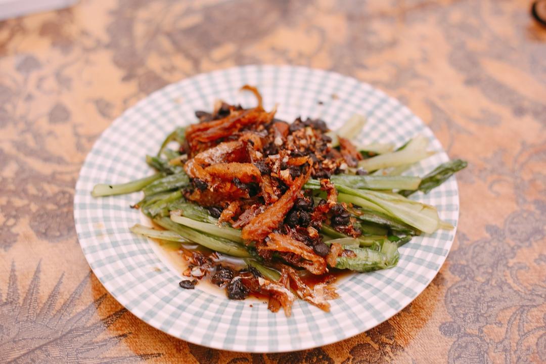 豆豉鲮鱼油麦菜