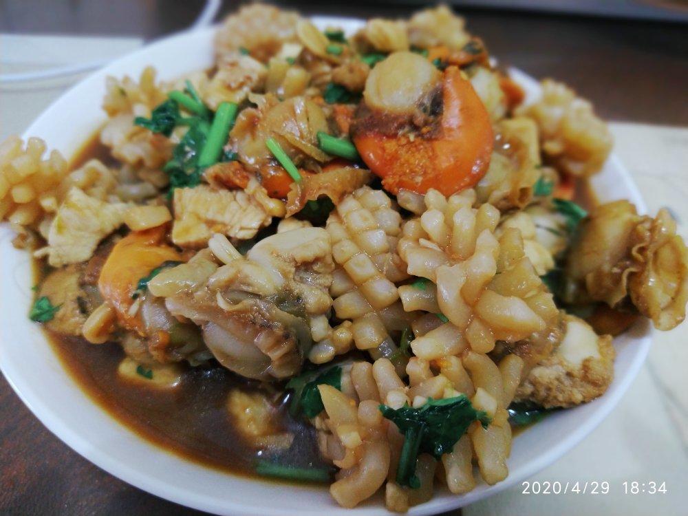 爆炒新鲜扇贝丁（瑶柱）—内陆人民吃不到版