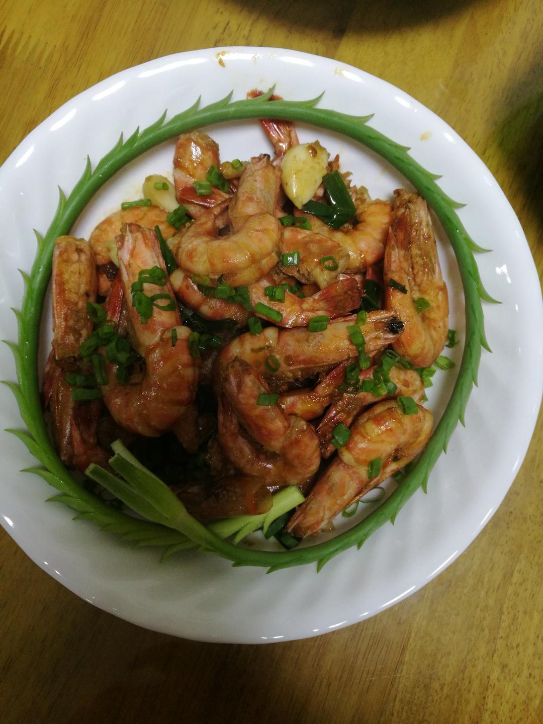 豉油皇煎虾