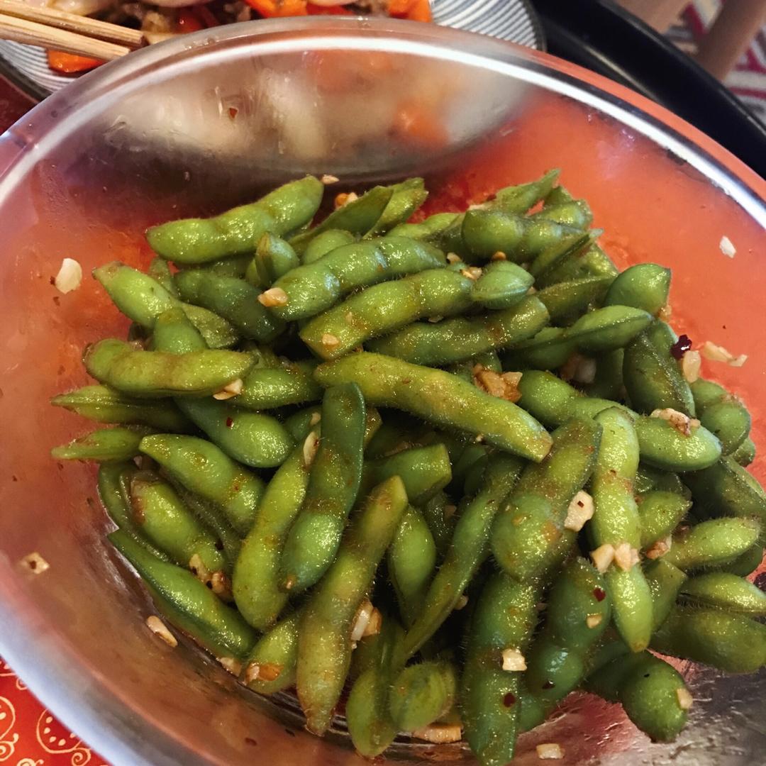 夏日爽口凉拌毛豆
