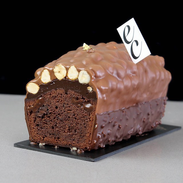翻译食谱 | 三重巧克力榛子磅蛋糕🍫的做法