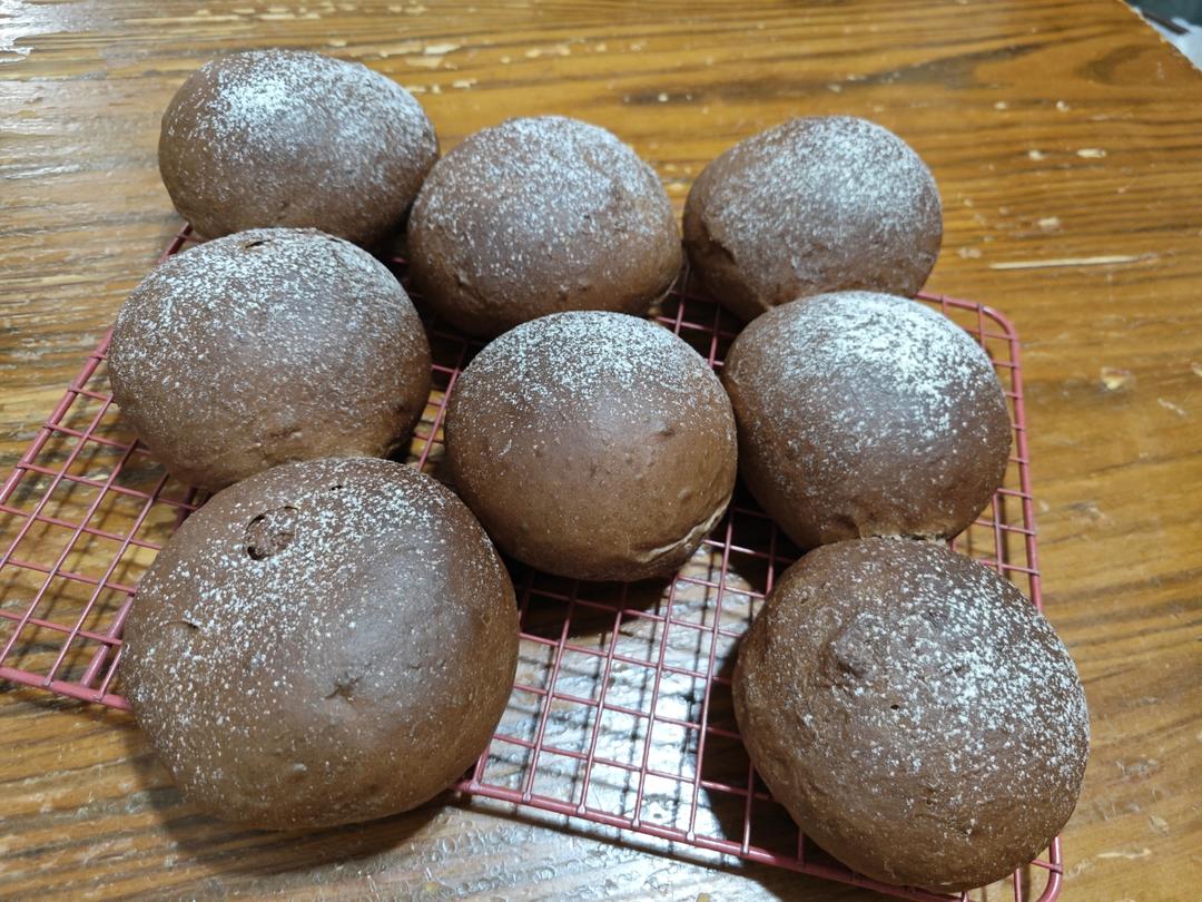 MM 巧克力可可流心小餐包○软面包