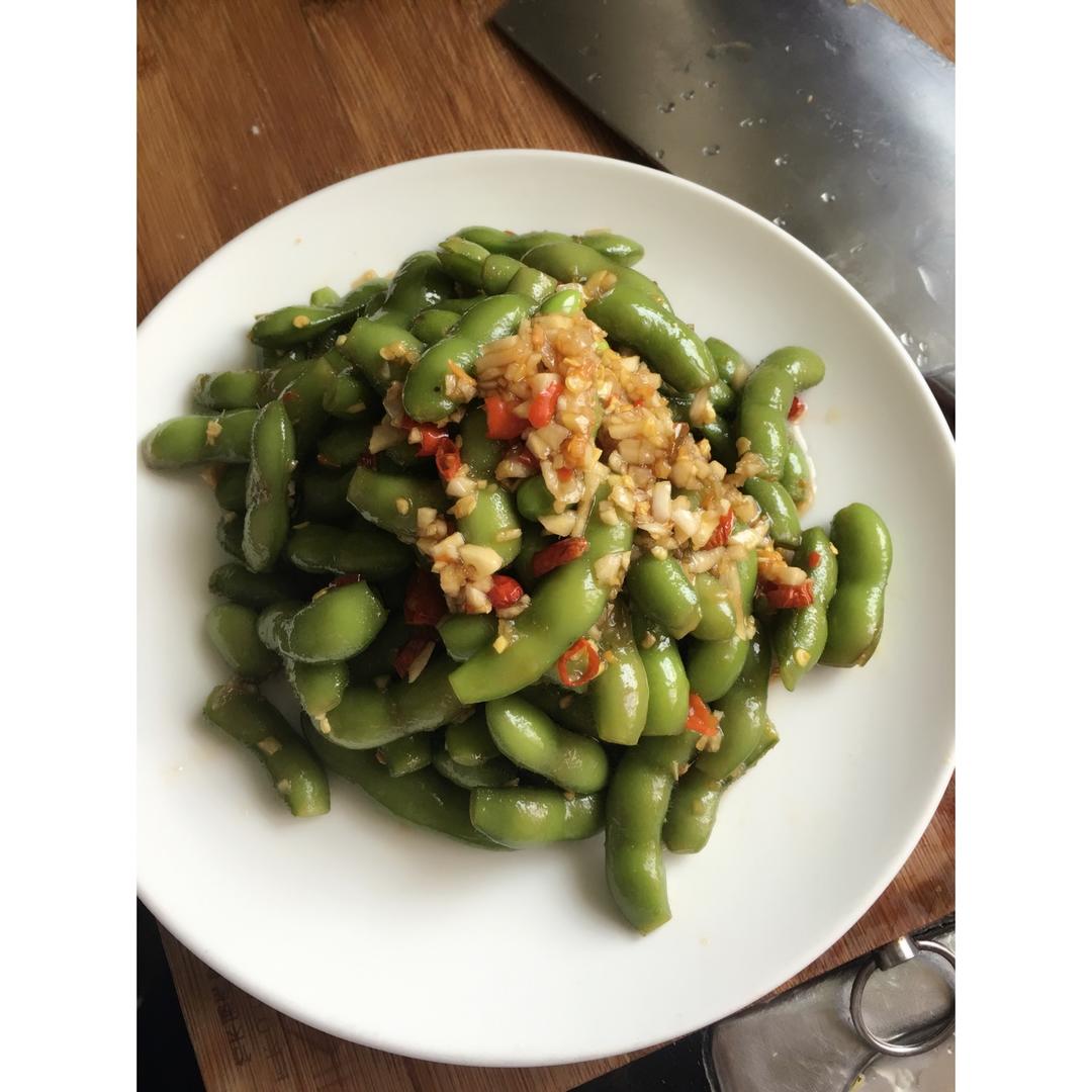 夏日爽口凉拌毛豆