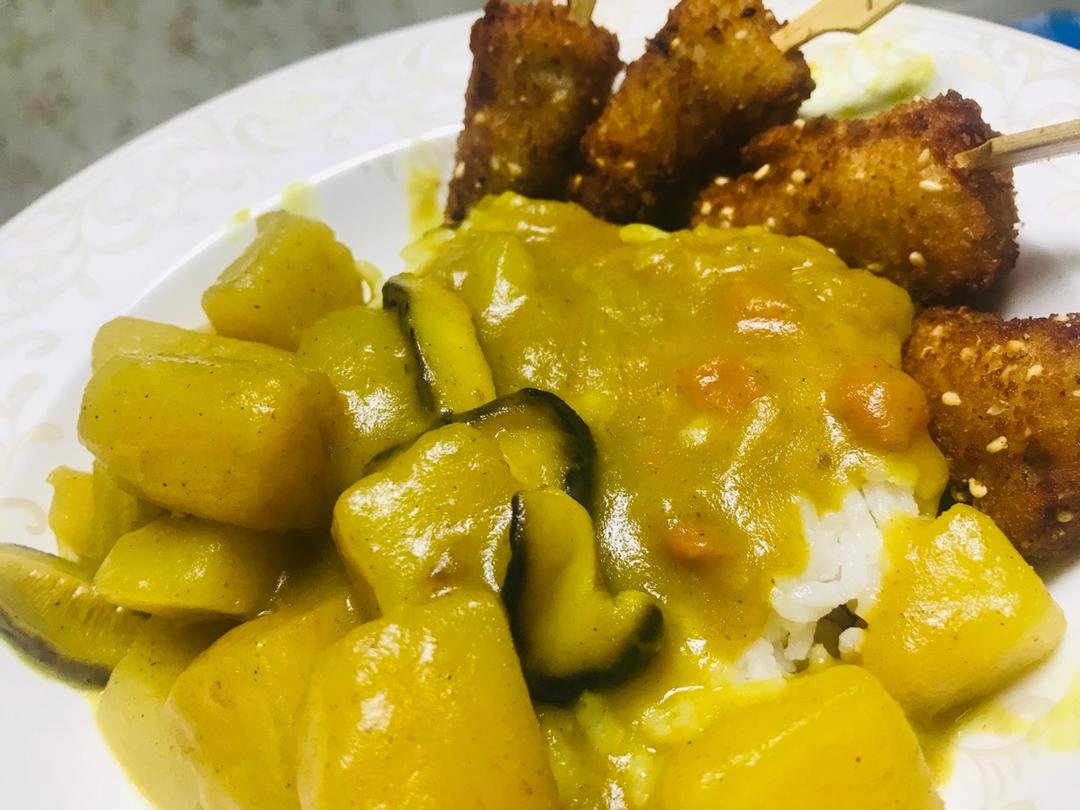 咖喱鸡肉饭