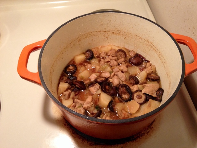 香菇炖鸡
