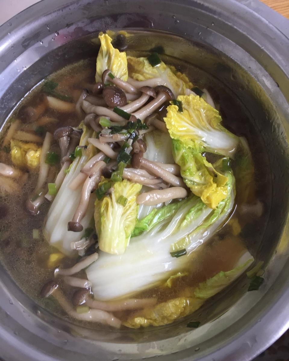 小蘑菇娃娃菜（清淡版）