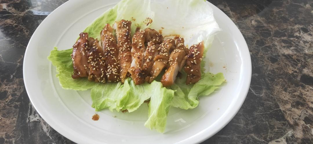 照烧蒜香版鸡腿饭的做法