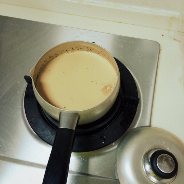 王丽君zyy做的锅煮奶茶