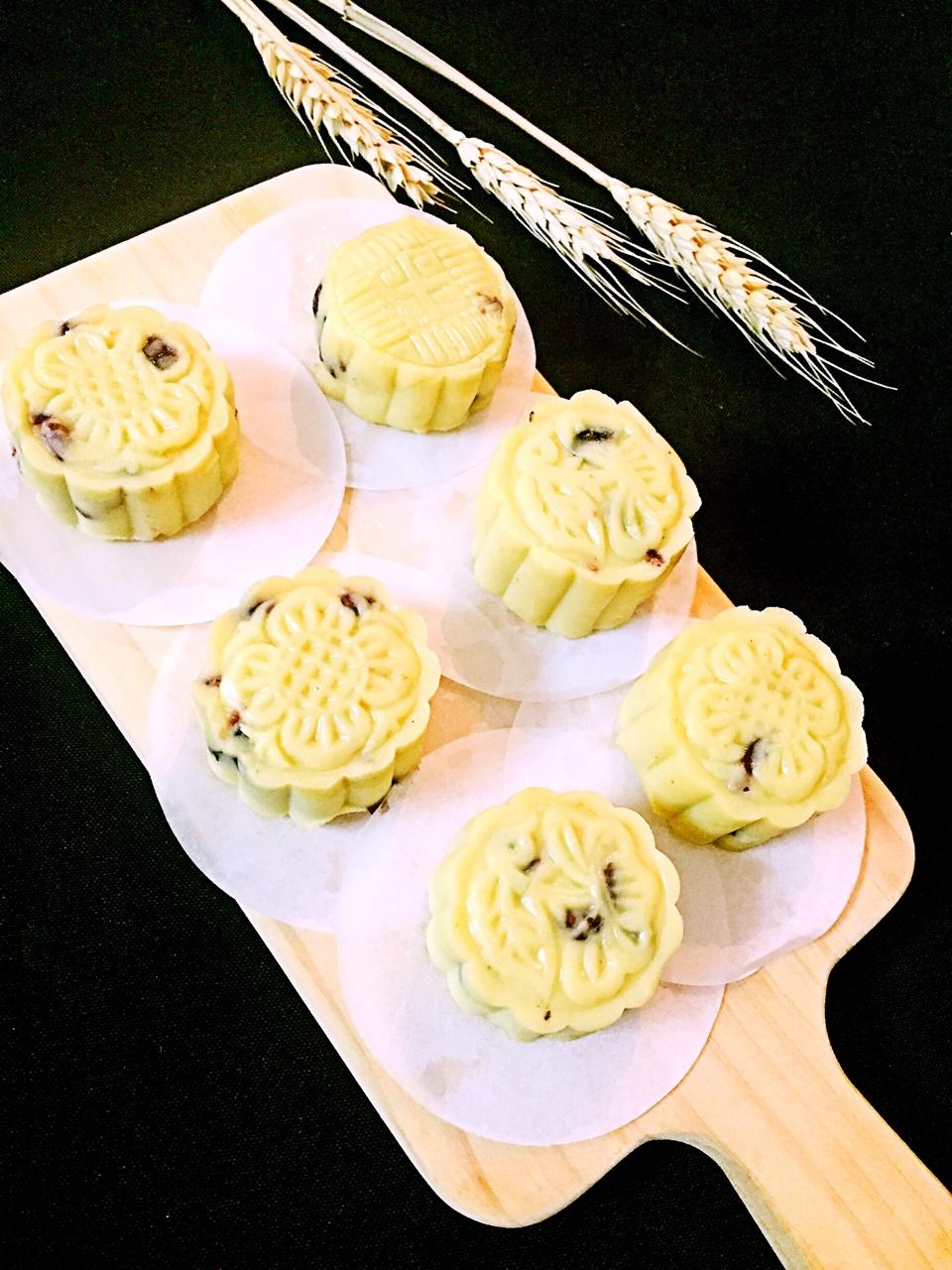 蔓越莓绿豆糕