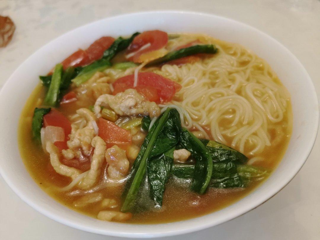 超好吃的番茄肉丝面