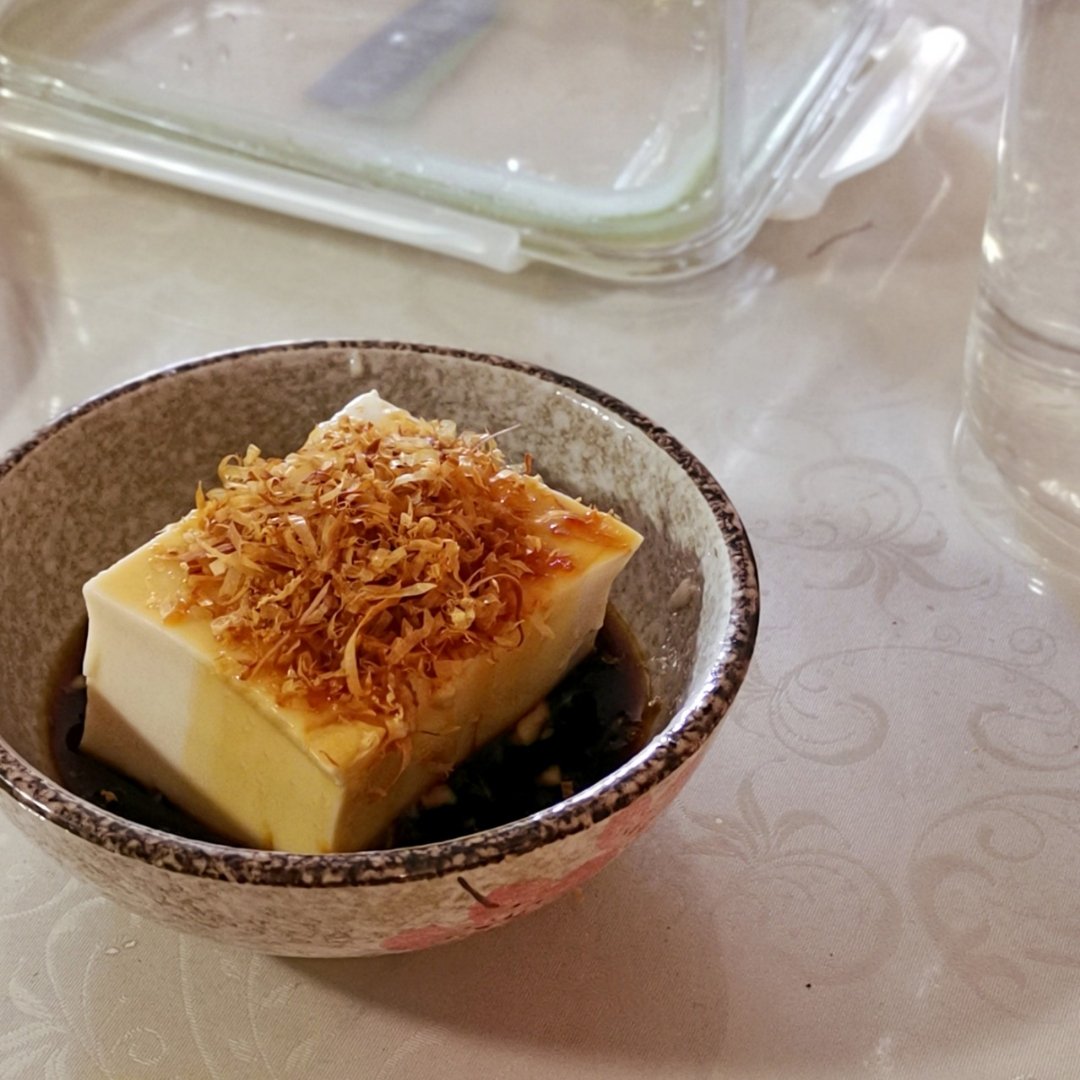 【日本料理】日式冷豆腐（冷や奴）