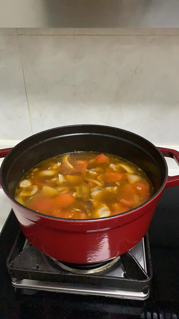 番茄土豆炖牛腩