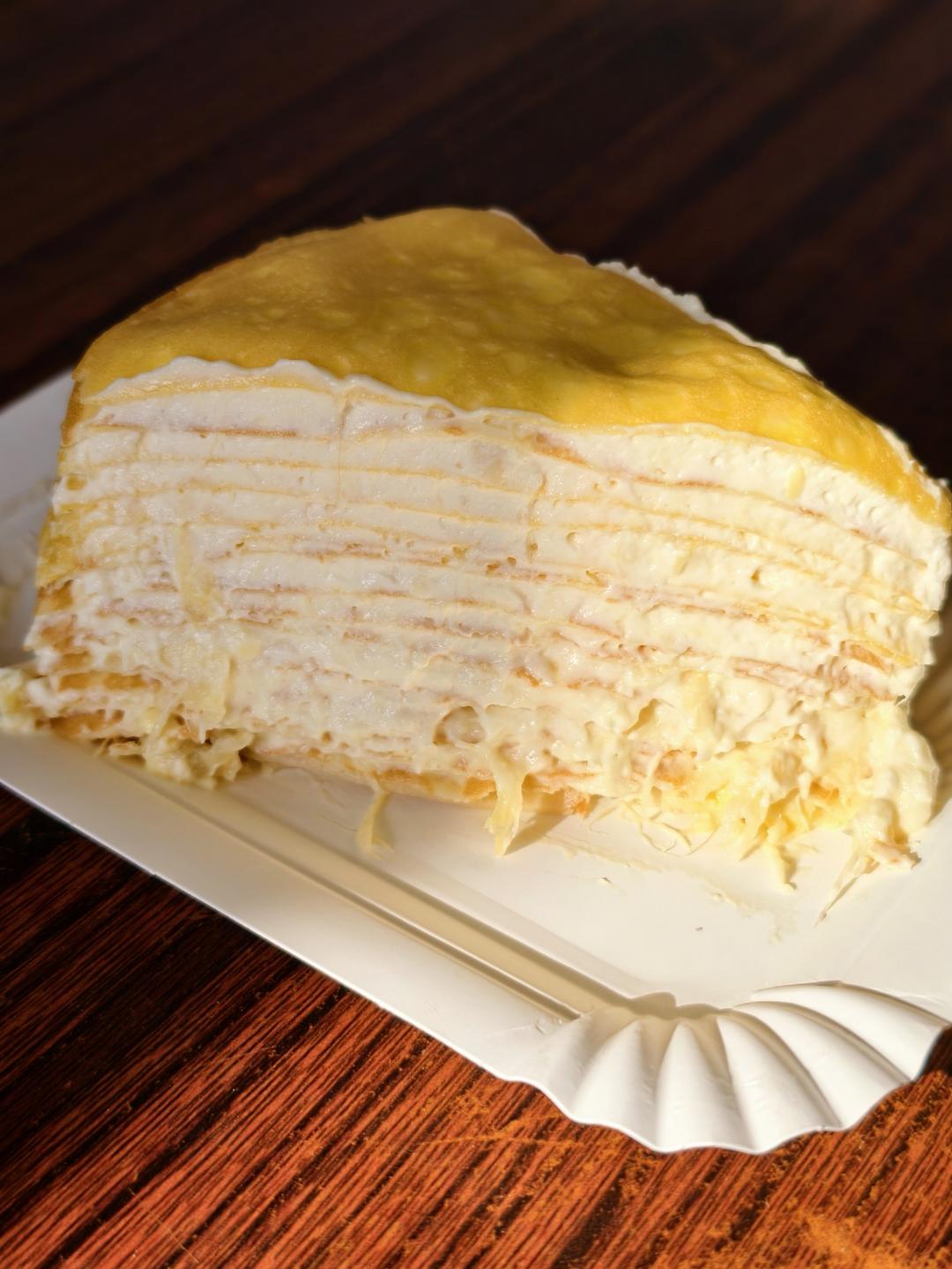 不破皮的千层榴莲