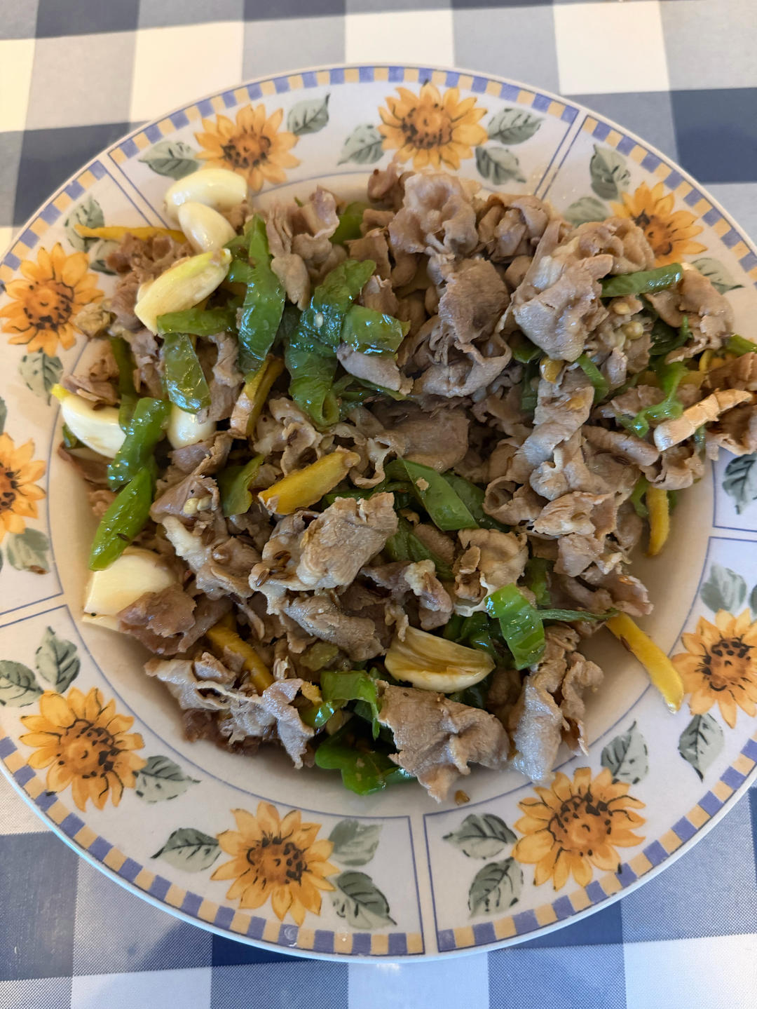 葱爆孜然羊肉卷