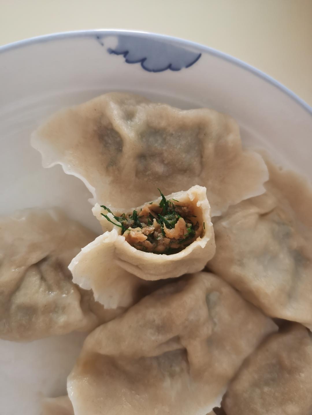 香菇茴香馅儿饺子