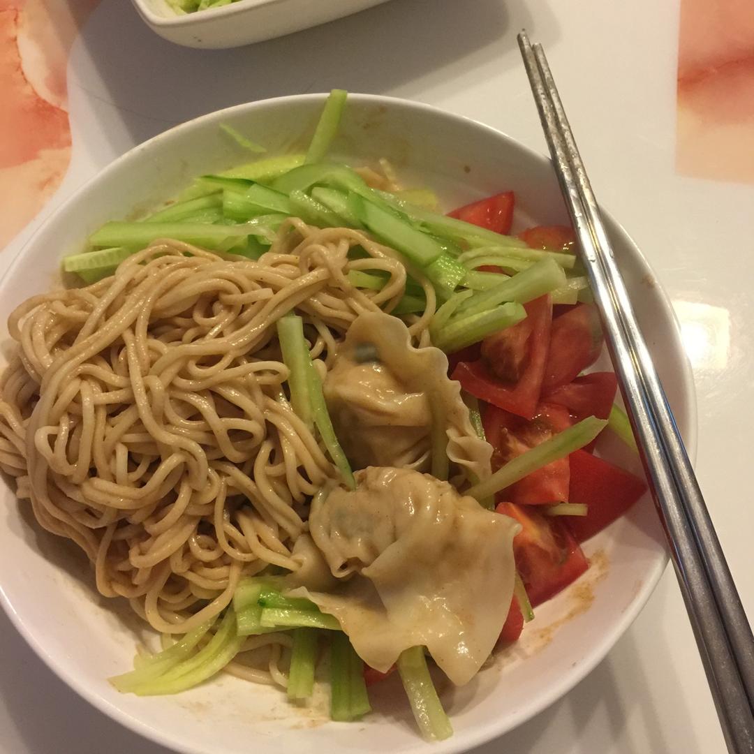一夫食堂半半拌面