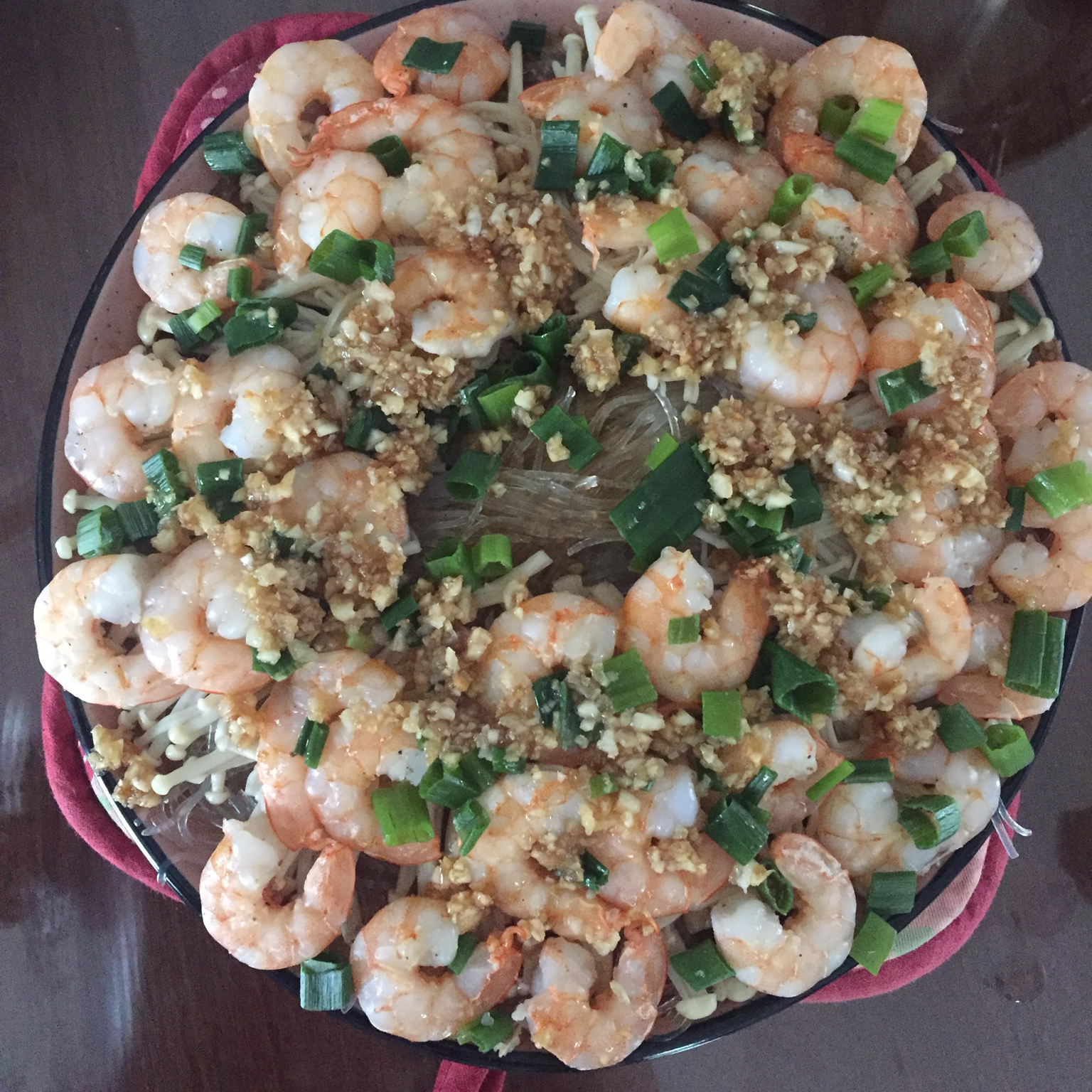 蒜蓉粉丝蒸虾