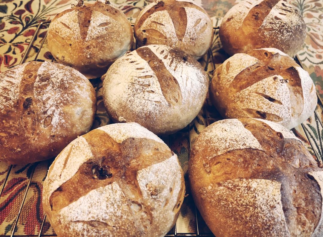 低油低糖--提子核桃软欧