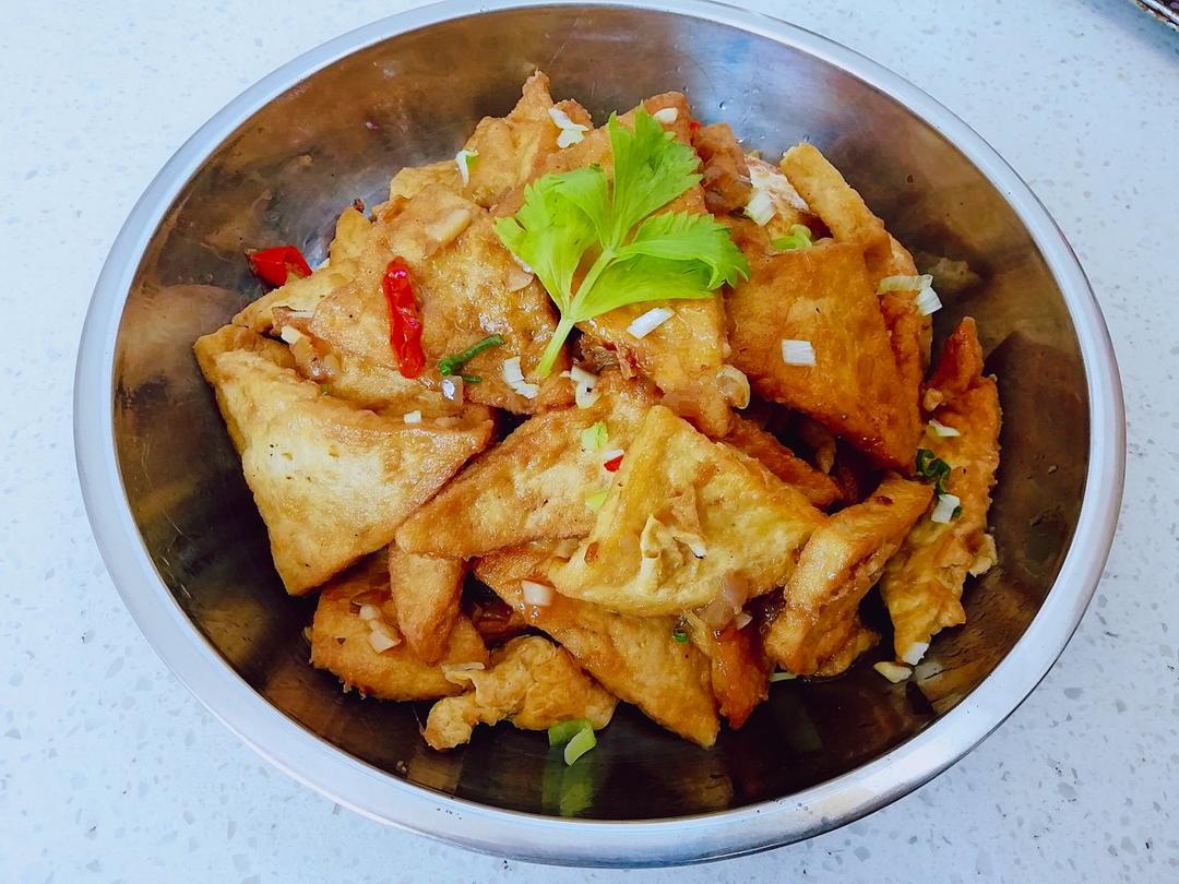 焖煎豆腐