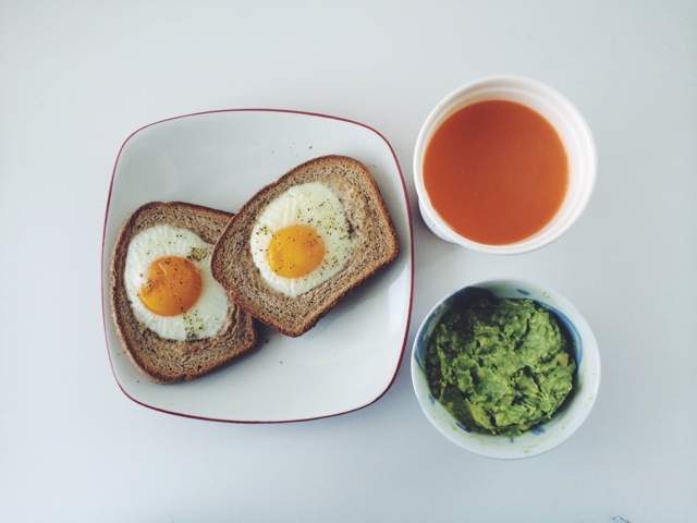 牛油果鸡蛋吐司 Avocado French toast with eggs