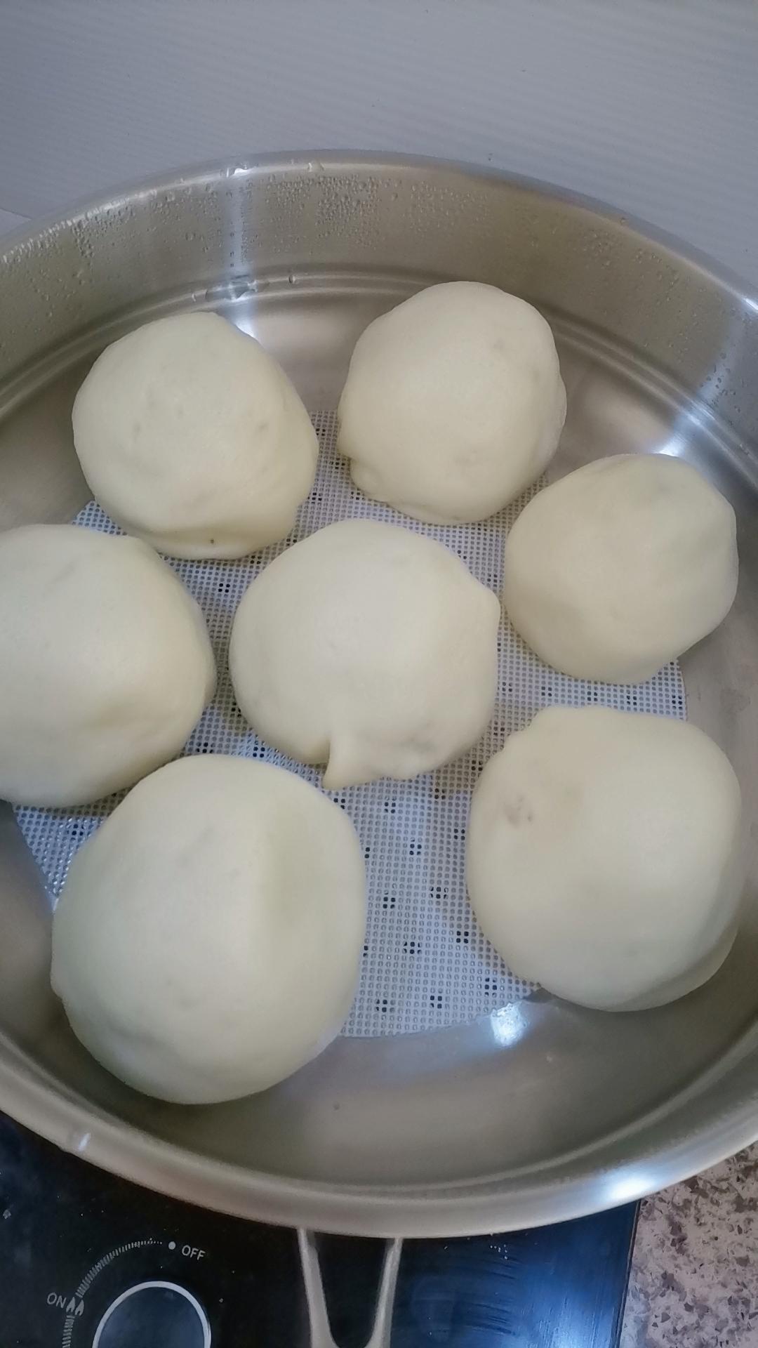 超好吃有豆豆的豆沙包，一次发酵（红豆包）
