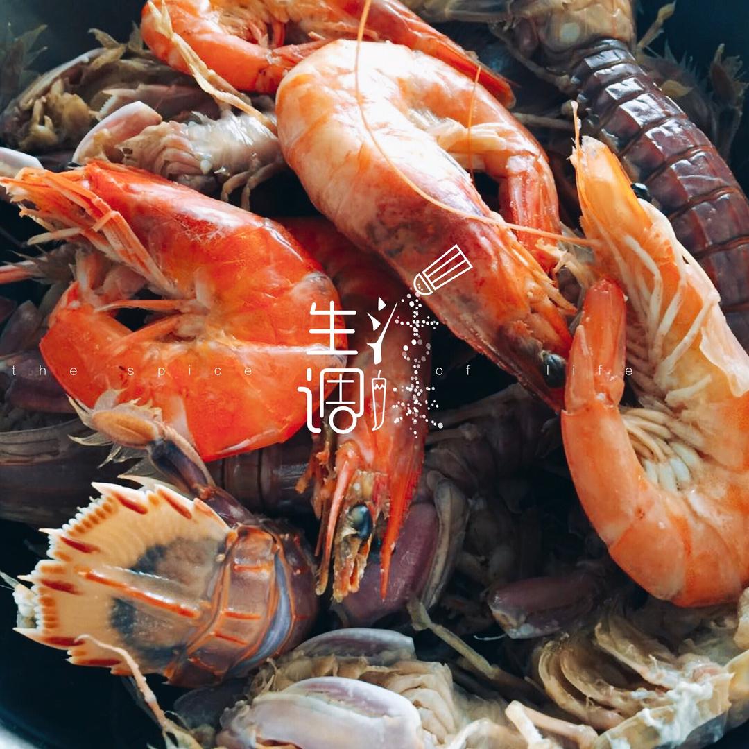 白灼皮皮虾（虾爬子）的做法