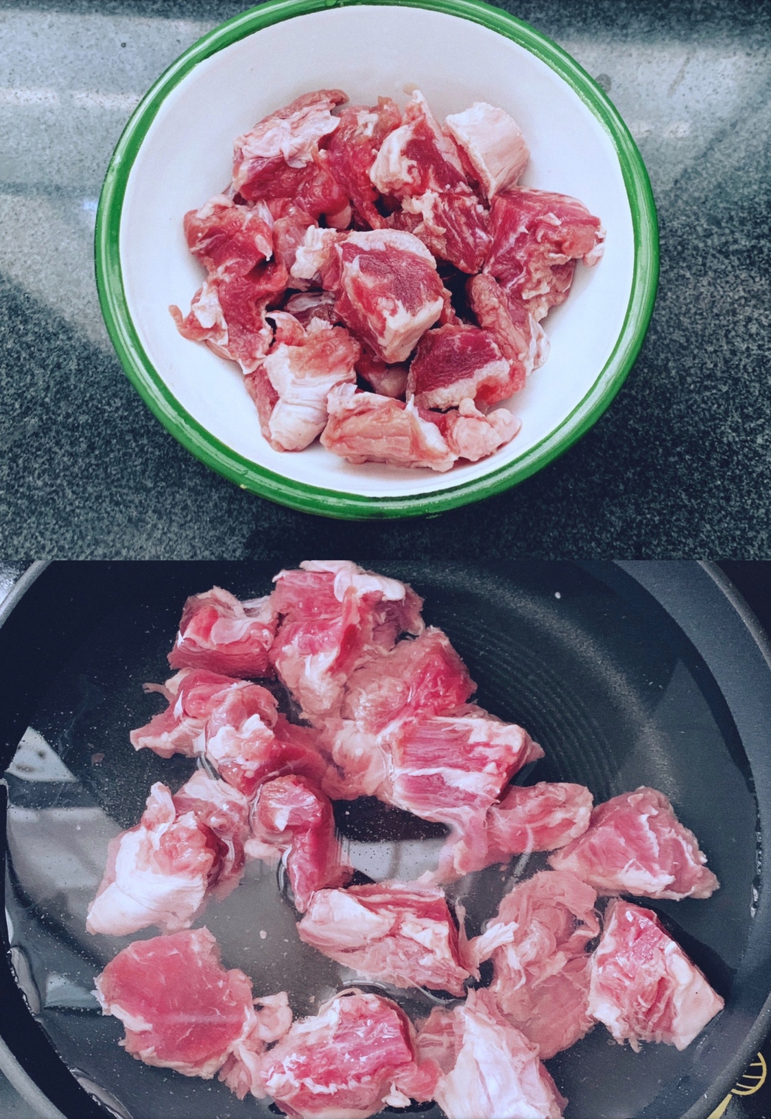 一锅端的红烧牛腩焖饭的做法 步骤1
