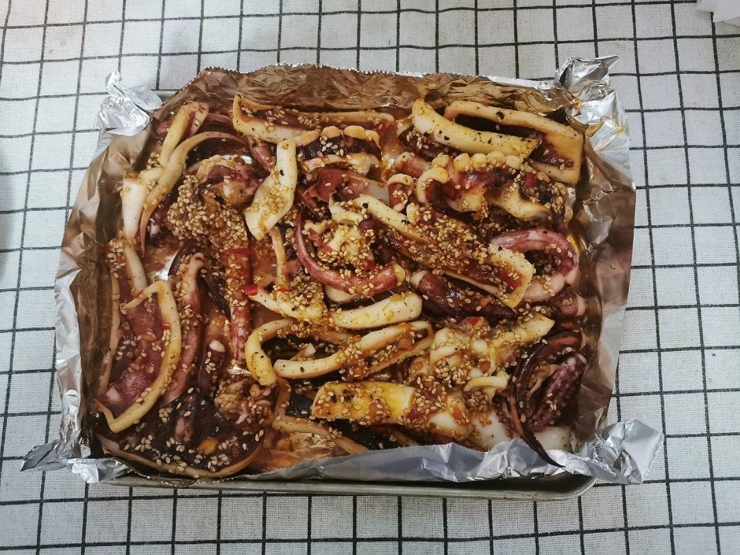 烤鱿鱼（烤箱版）秒杀铁板烧