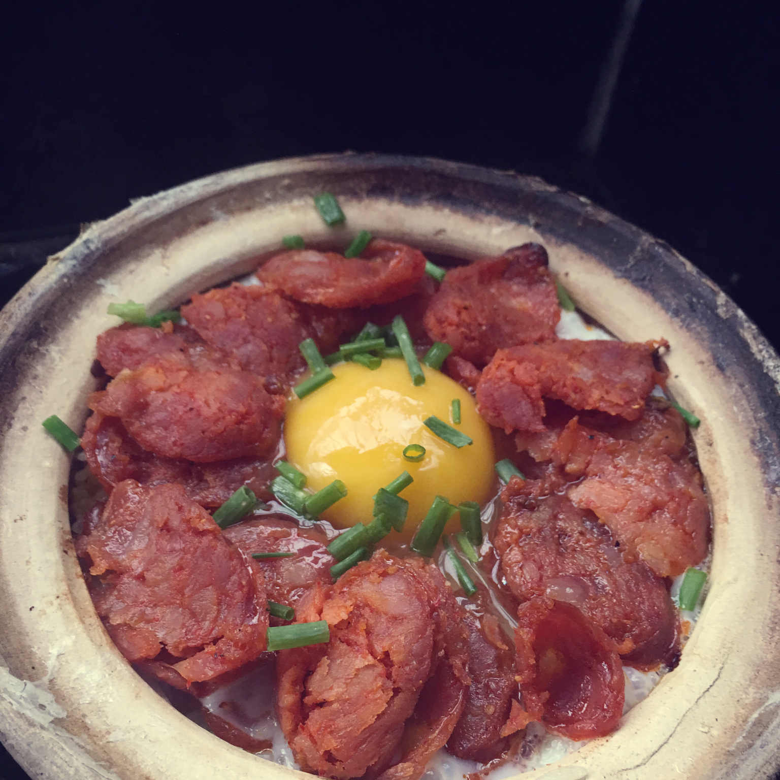 香肠煲仔饭