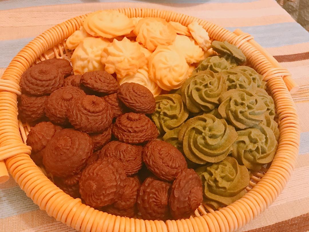 零失败花纹超级立体的黄油曲奇