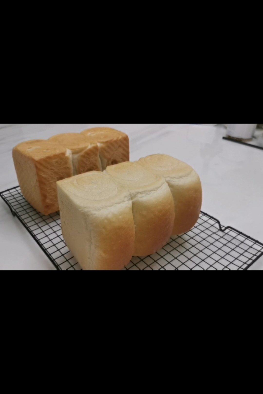 百分之80中种奶油蛋白吐司