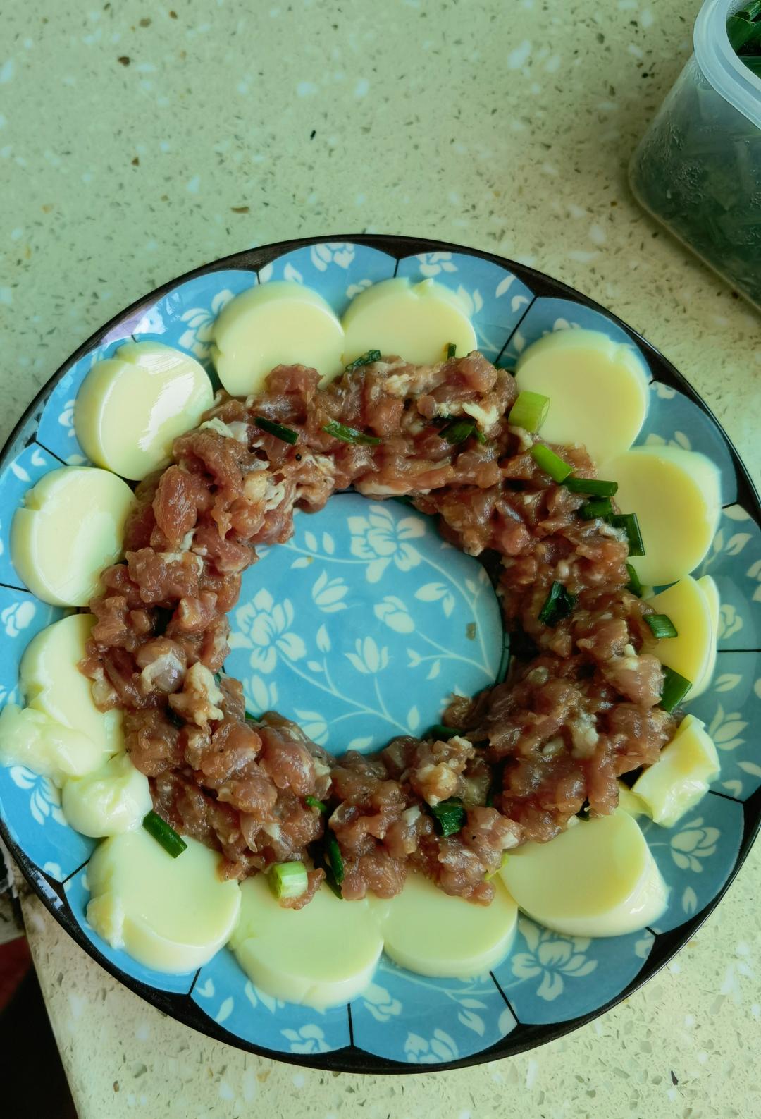 日本豆腐肉沫蒸蛋