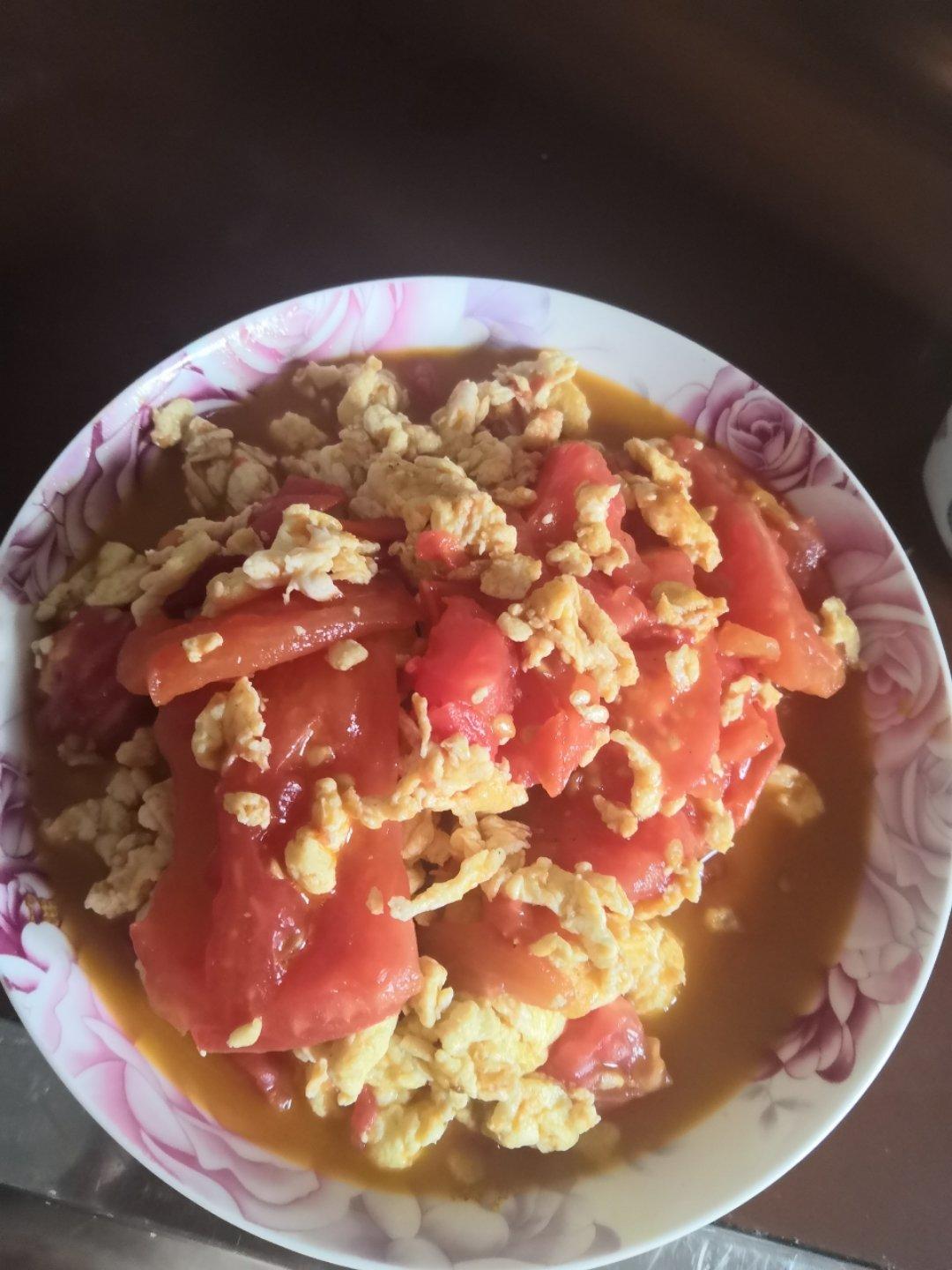 西红柿炒鸡蛋（嫩滑版）