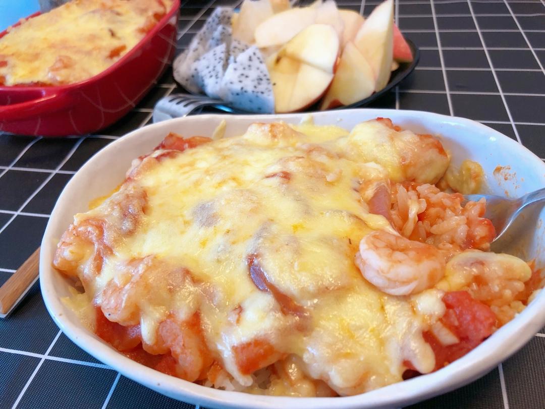 蕃茄肉酱奶酪焗饭