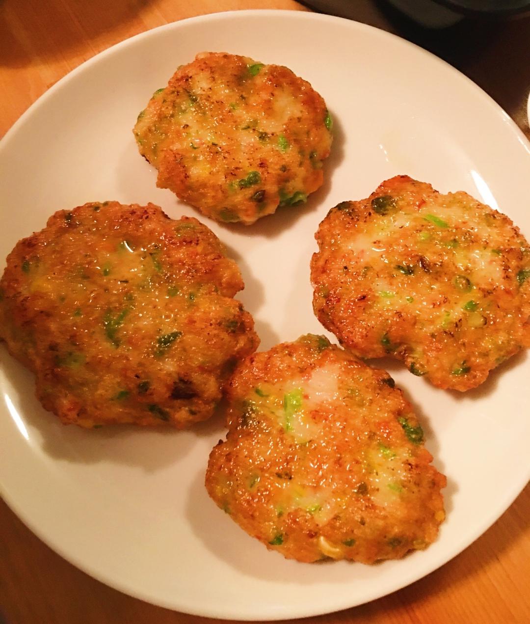 香煎虾饼