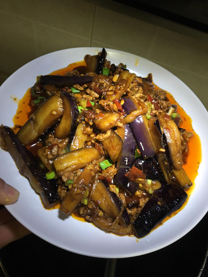 鱼香茄子极简版💜