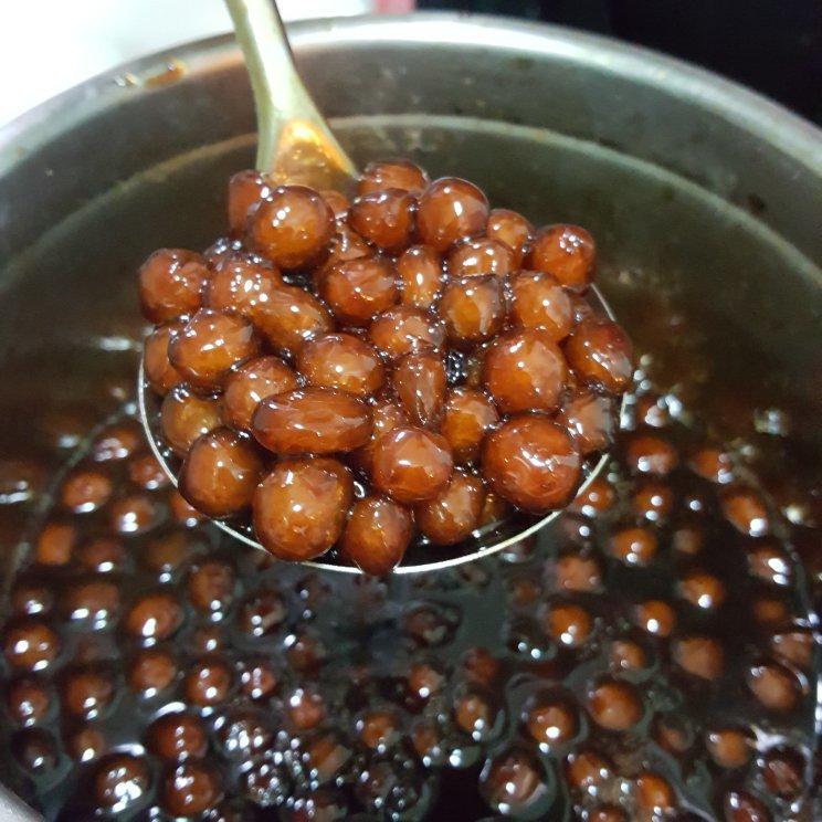 自制黑糖珍珠（附解决木薯粉不能成团方法）