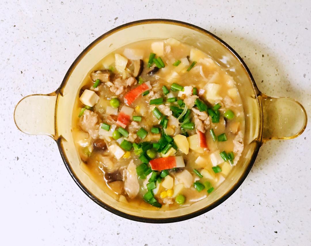 《风味人间》之 （海鲜版）敲肉羹 by wqy的做法