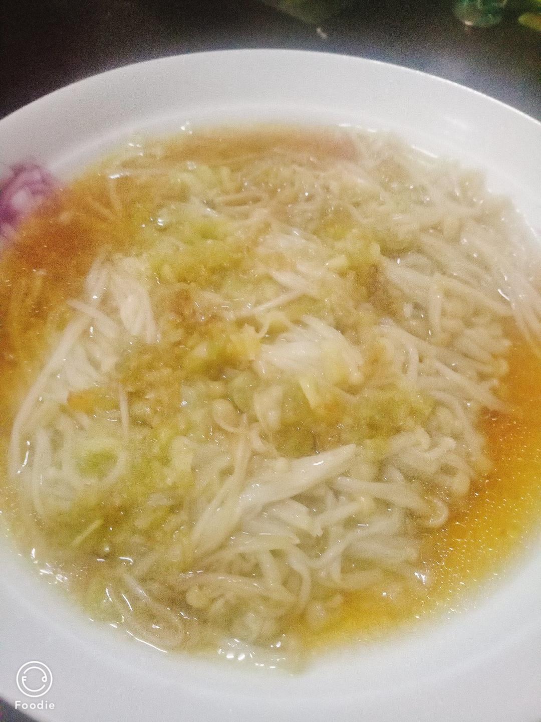 蒜蓉蒸金针菇