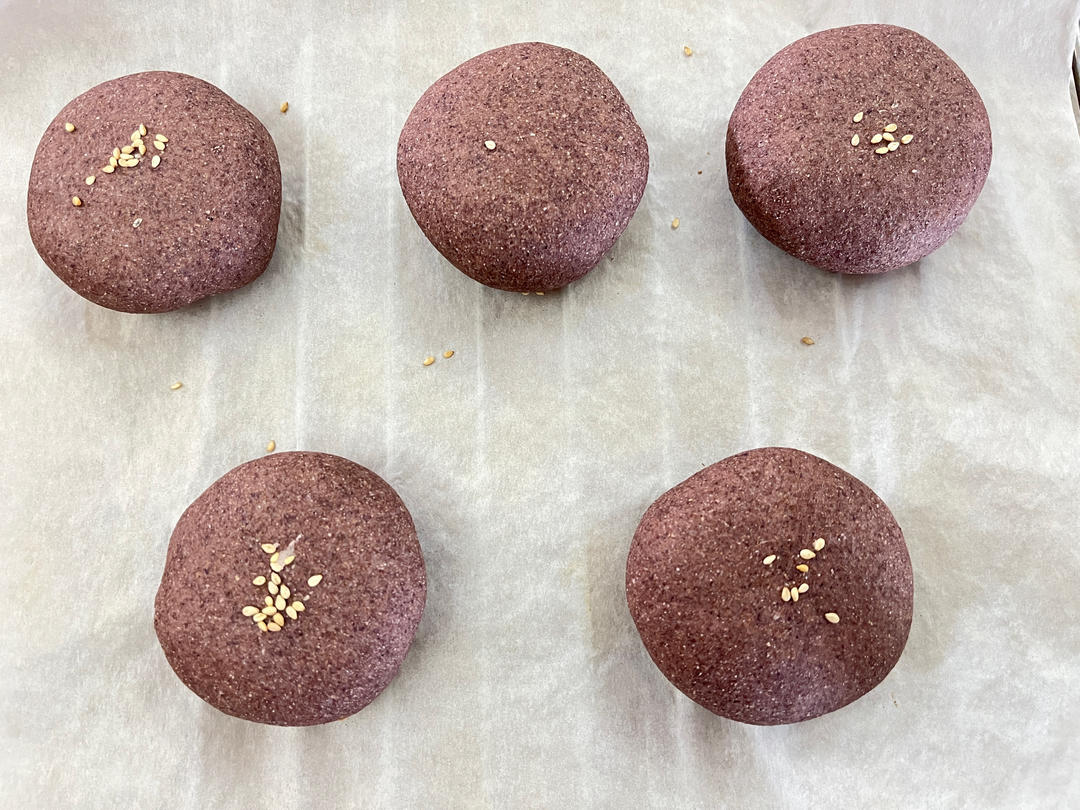 全麦芋泥包（蒸+烤箱版，无油无糖）