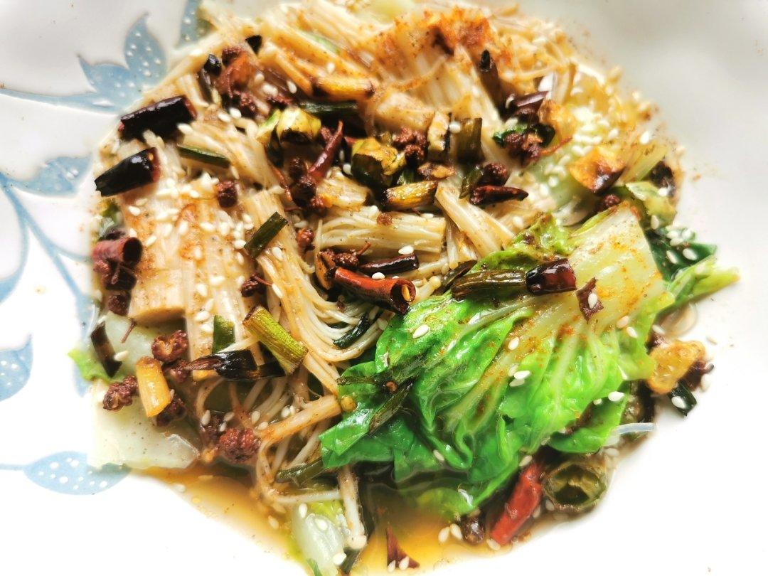 响油白菜