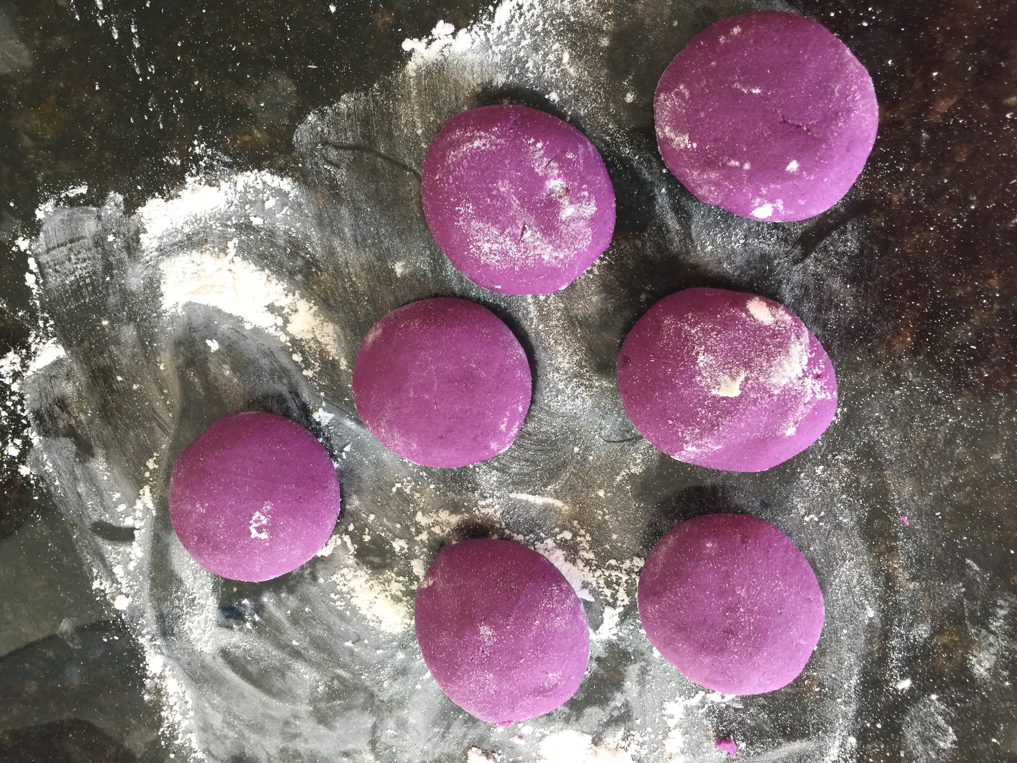 紫薯糯米饼的各种吃法的做法 步骤5