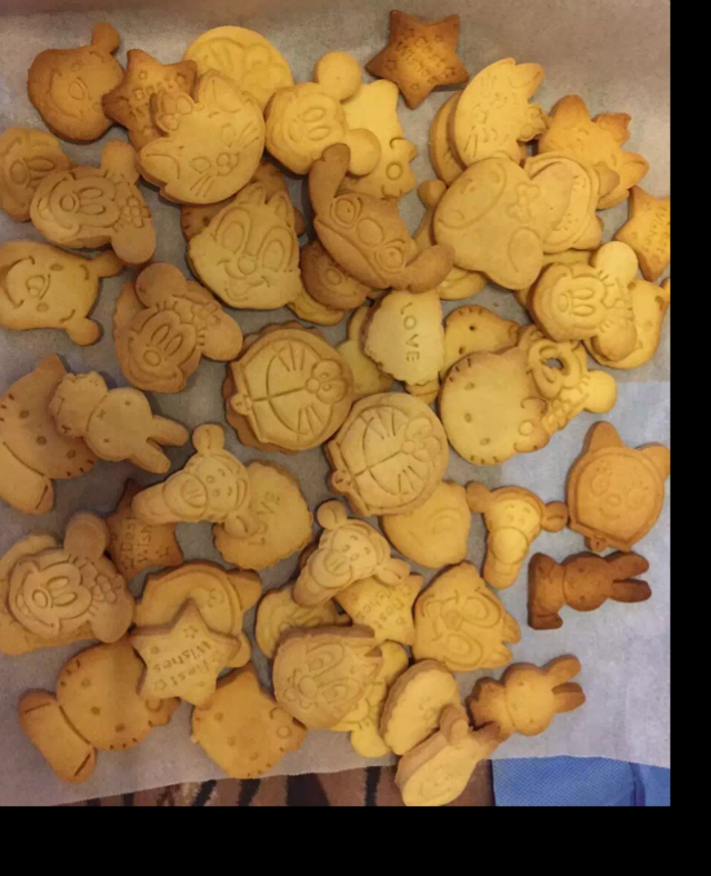 卡通黄油饼干
