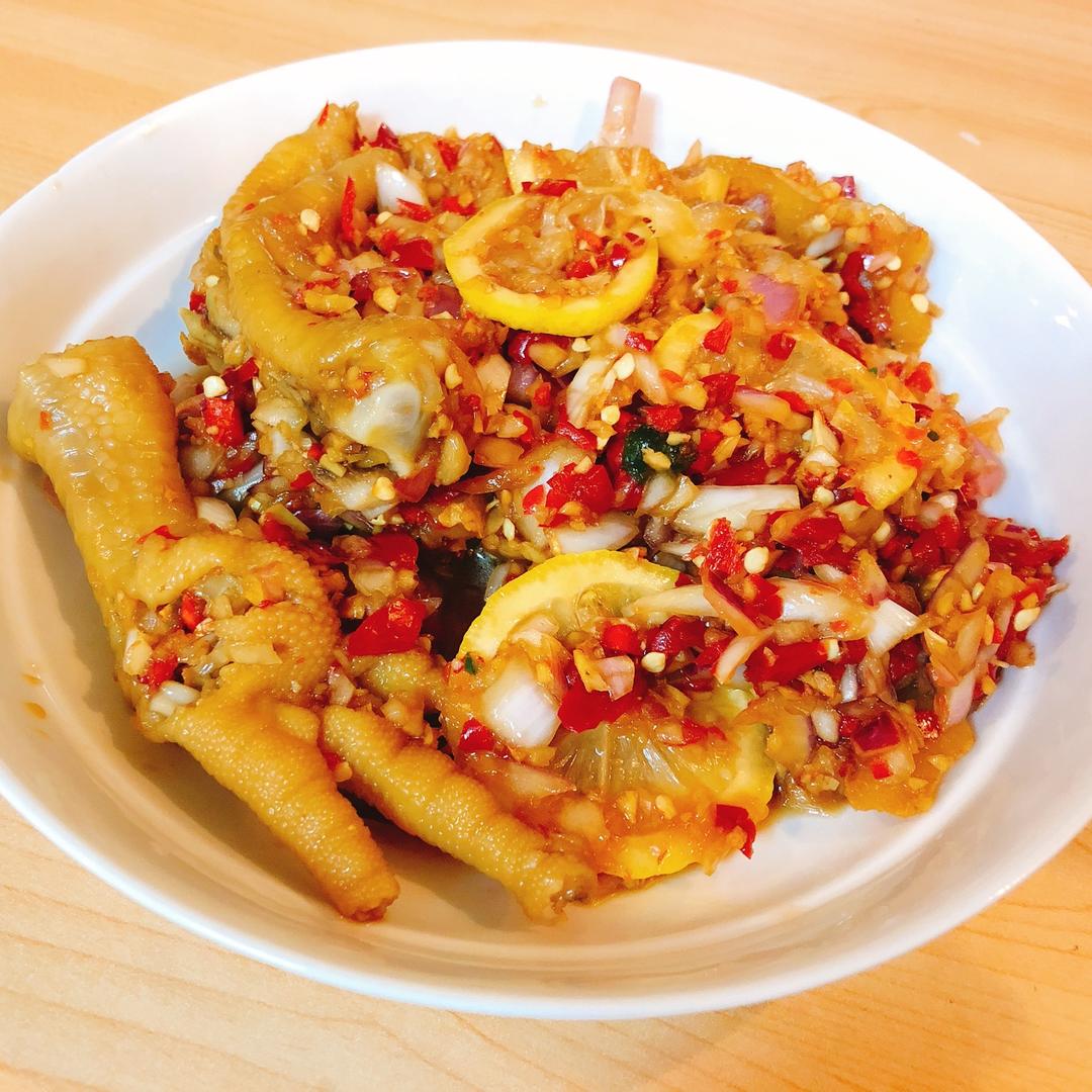 柠檬凤爪--夏日清新菜