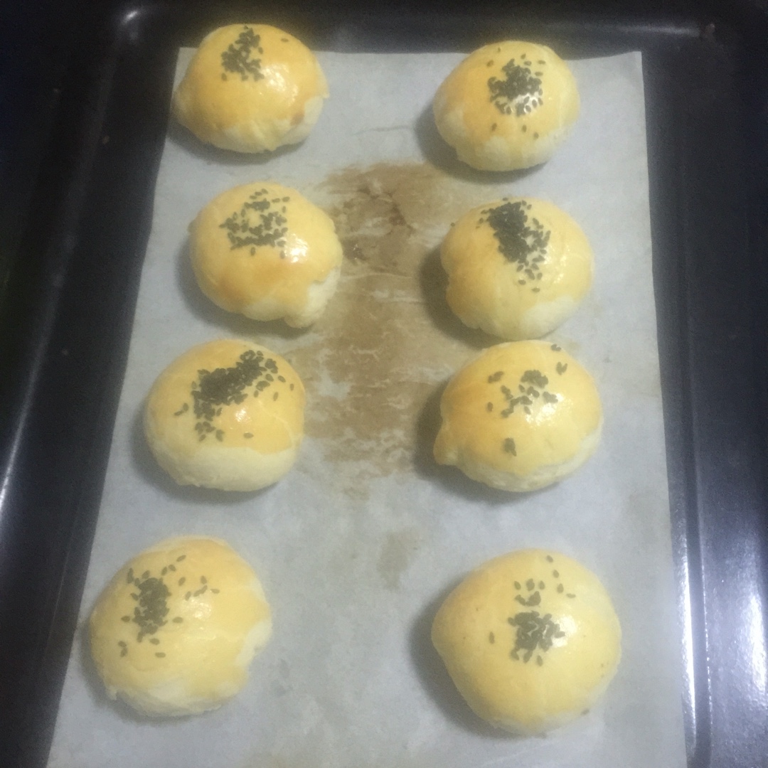 素油版酥皮鲜肉月饼，更健康