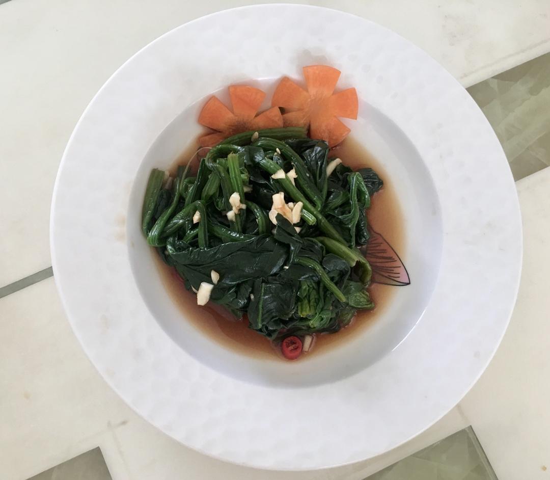 陈醋菠菜花生米