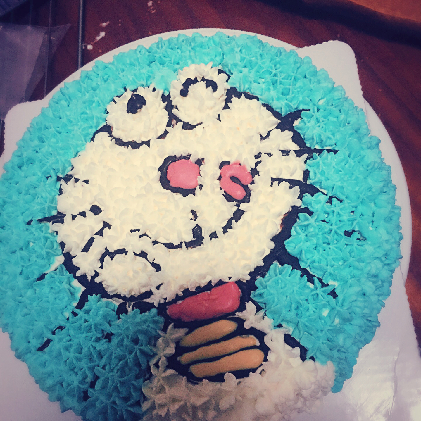 机器猫奶油蛋糕